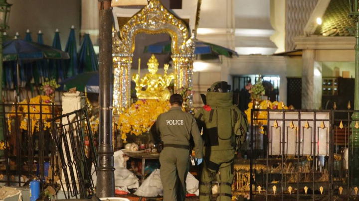 EXPLOZIE PUTERNICĂ la Bangkok. 27 de oameni au murit, iar 78 au fost răniţi (FOTO/VIDEO)