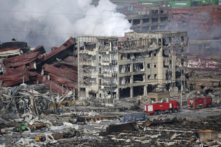 Noi explozii în oraşul-port Tianjin. Autorităţile evacuează toţi localnicii (FOTOREPORT/VIDEO)