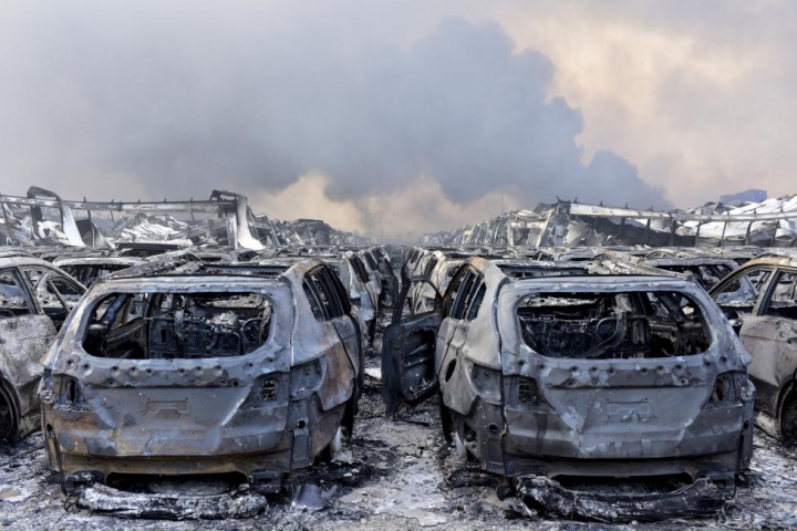 Noi explozii în oraşul-port Tianjin. Autorităţile evacuează toţi localnicii (FOTOREPORT/VIDEO)