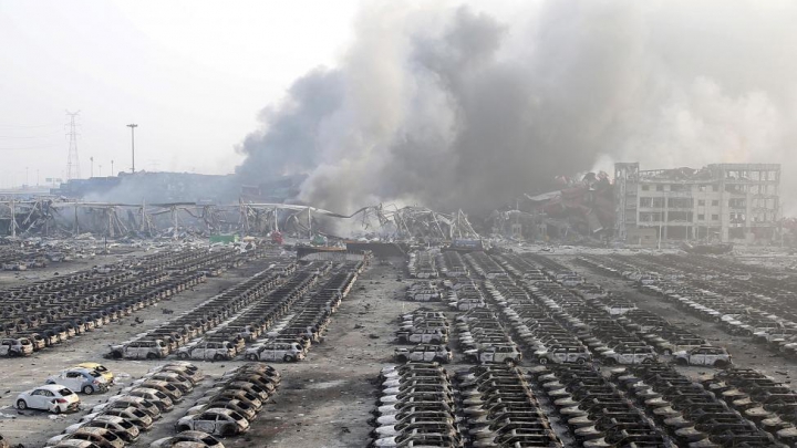 Noi explozii în oraşul-port Tianjin. Autorităţile evacuează toţi localnicii (FOTOREPORT/VIDEO)