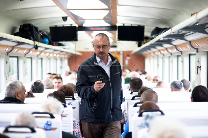 Tren modern pe linia Chișinău-Ungheni. Ce spun pasagerii şi care sunt planurile autorităţilor (FOTOREPORT)