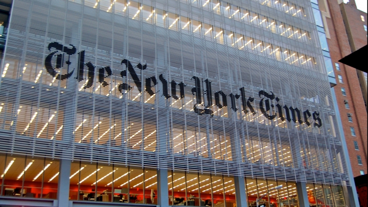 "The New York Times" a obţinut un succes RĂSUNĂTOR! Anunţul făcut de directorul general al ziarului