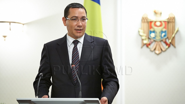 Victor Ponta la Chişinău: România are un singur interes pentru Moldova, să îi fie bine