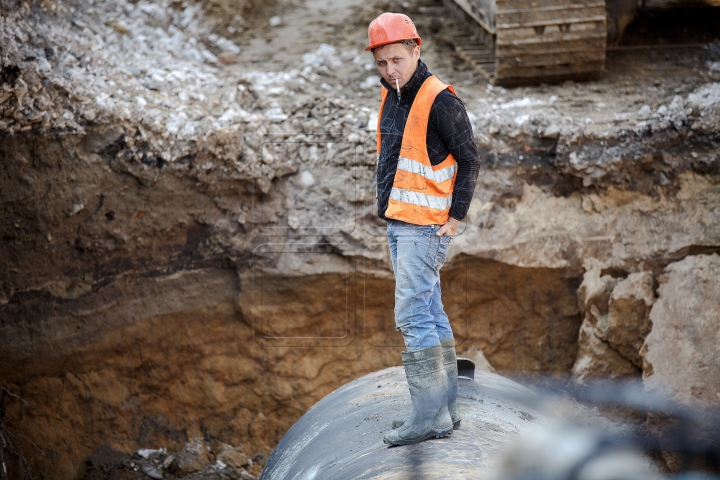 Lucrările de construcţie pe bulevardul Negruzzi, prelungite. Cum va fi redirecţionat transportul public