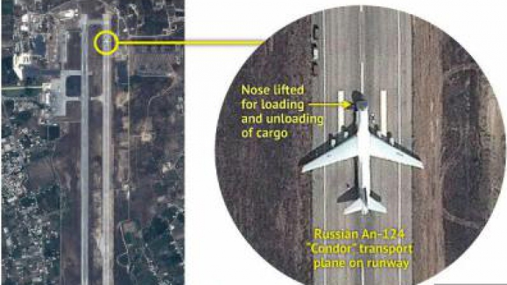 Avioane ruseşti de tip cargo transportă echipamente și personal în Siria