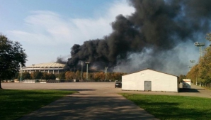 Cel mai mare stadion din Rusia, ÎN FLĂCĂRI! La faţa locului s-au deplasat mai multe echipe de intervenţie
