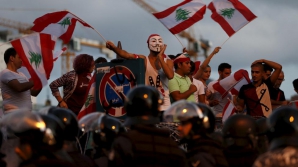 Destabilizare în Capitala Libanului. Poliţiştii au ripostat cu tunuri cu apă şi gaze lacrimogene