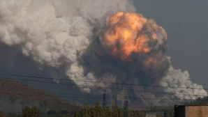 Deflagraţie la un depozit de armament din Lugansk. Kievul admite că ar fi vorba de un atentat