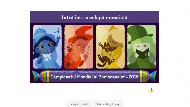 GOOGLE marchează sărbătoarea de Halloween, vineri, printr-un logo special