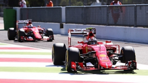 Sărbătoare pentru sute de fani ai echipei Ferrari din Formula 1