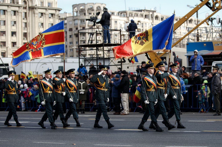 PARADĂ DE AMPLOARE! Militari din Republica Moldova şi alte ţări au defilat la Bucureşti (FOTOREPORT)