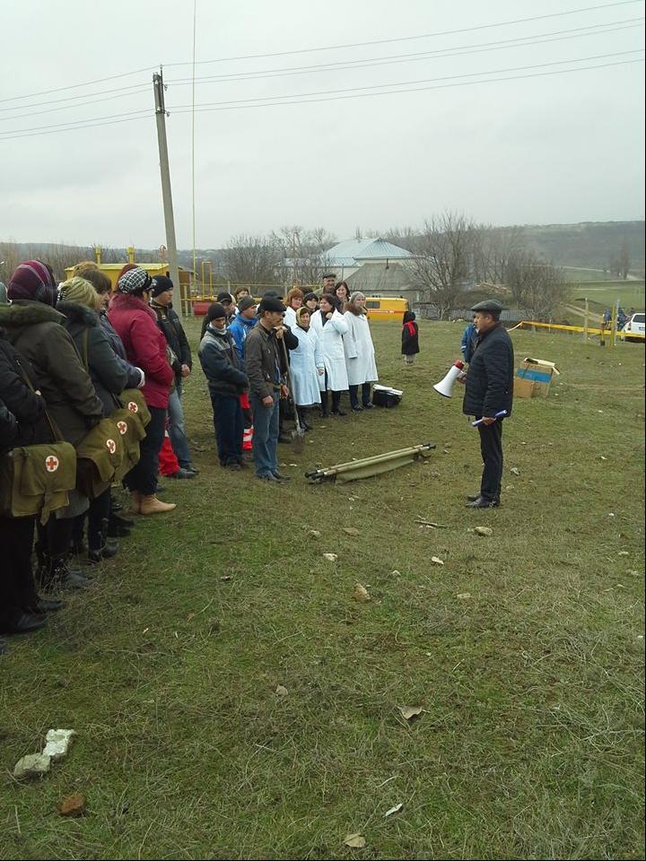 Situaţie excepţională la Criuleni. Cum au făcut faţă salvatorii în cazul unui cutremur simulat (VIDEO)