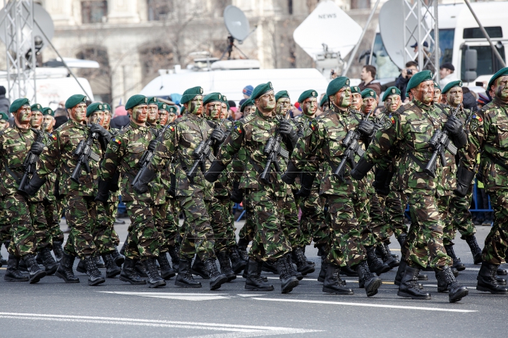 PARADĂ DE AMPLOARE! Militari din Republica Moldova şi alte ţări au defilat la Bucureşti (FOTOREPORT)