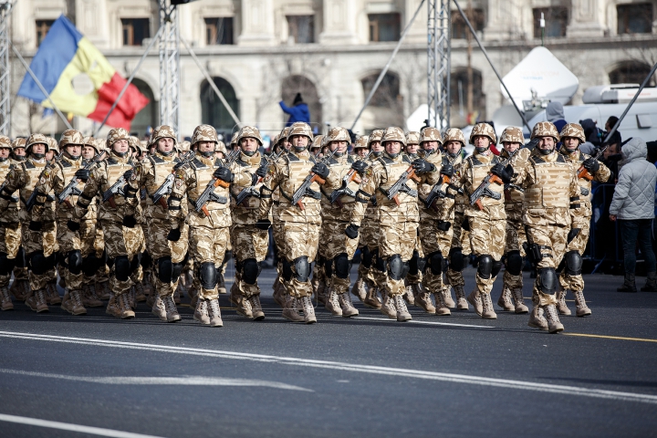 PARADĂ DE AMPLOARE! Militari din Republica Moldova şi alte ţări au defilat la Bucureşti (FOTOREPORT)