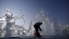 Principala atracţie a festivalului sculpturilor de gheață din Harbin: Are 51 de metri înălţime (FOTOREPORT)