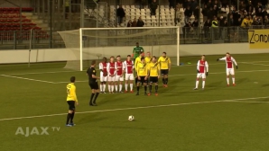 Jucătorii echipei NAC Breda s-au făcut de râs în partida cu echipa de tineret a clubului Ajax