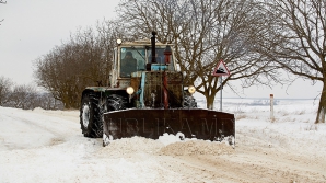 NINGE PUTERNIC în toată ţara. Unde au căzut cele mai abundente precipitaţii