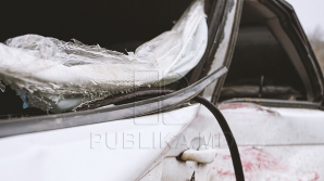 ACCIDENTE pe traseul Hânceşti-Chişinău. Un copil de şase luni, transportat la spital