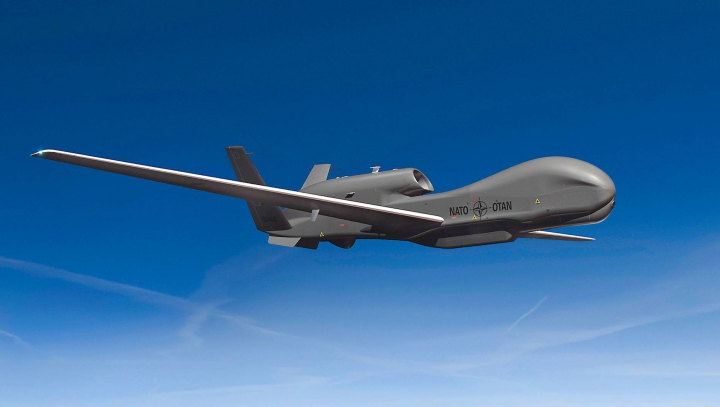 NATO va livra cinci drone de tip Global Hawk bazei aeriene Sigonella din Sicilia