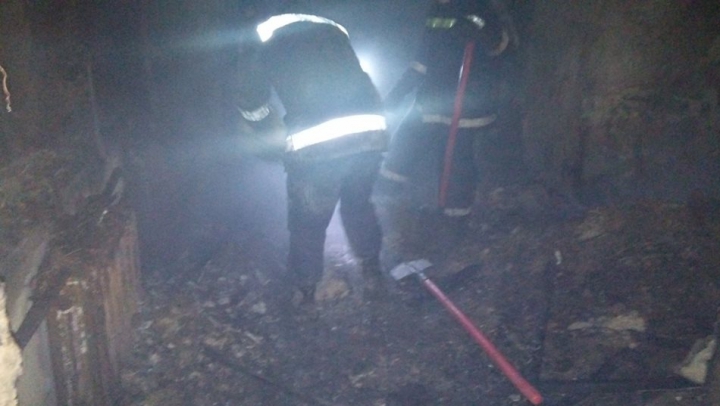 PRIMELE IMAGINI de la incendiul devastator din satul Trinca, unde ȘASE OAMENI AU ARS DE VII (VIDEO)