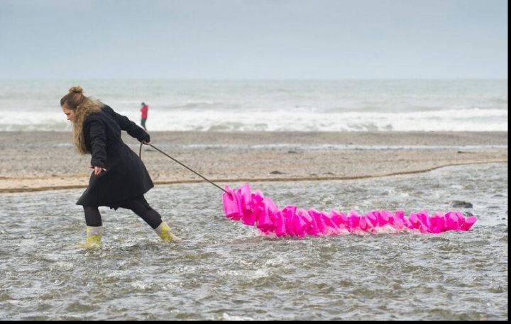 Catastrofă ecologică! Zeci de bidoane de detergent au împânzit o plajă din Marea Britanie (FOTO)