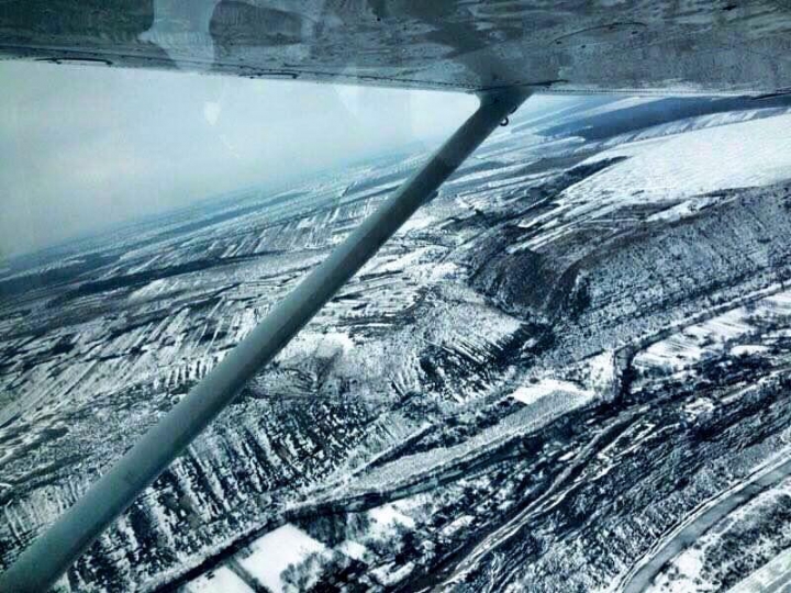 Splendoarea iernii la Orheiul Vechi. Imagini de la înălţimea zborului de pasăre (FOTO)