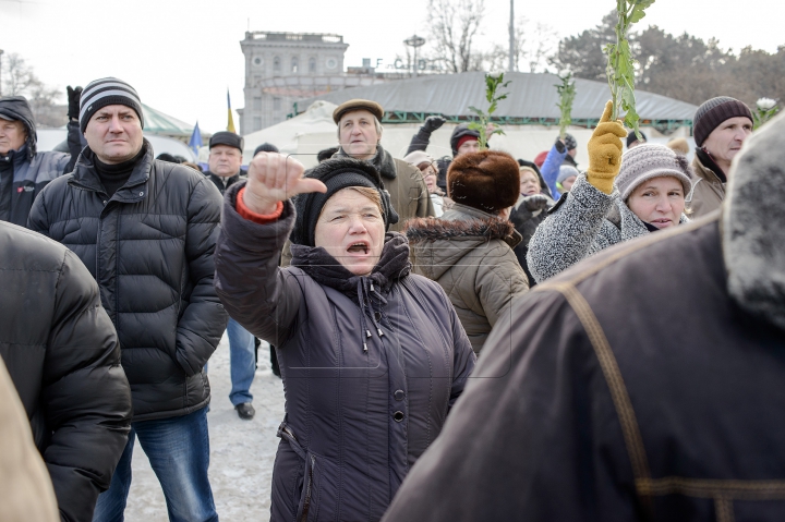 Un nou protest nelipsit de incidente. Totul despre evenimentul de astăzi organizat în Capitală (FOTO)