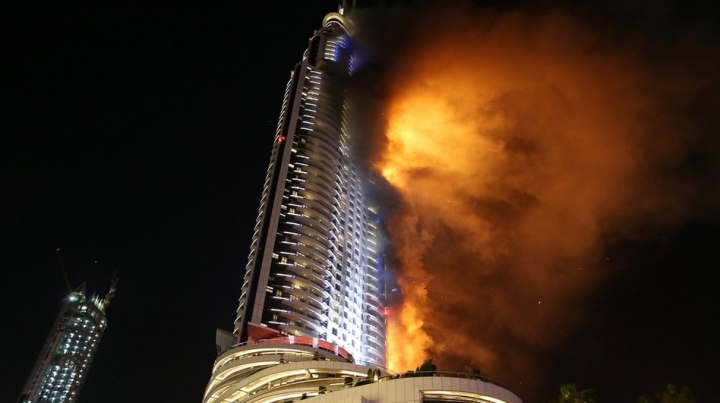 CAUZA incendiului devastator care a cuprins un zgârie-nori din Dubai în noaptea de Anul Nou