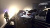 VIDEO din momentul impactului! IMAGINI CUTREMURĂTOARE de la accidentul în care au fost implicate 70 de maşini