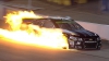 Cursă înflăcărată în Mondialul de NASCAR! Maşina lui Almirola a luat foc în timpul etapei a doua