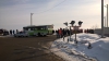 Un tren s-a ciocnit cu un autobuz de pasageri în Rusia. Taxatoarea a murit