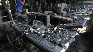 INCENDIU la o fabrică de textile unde se confecționează haine pentru H&M