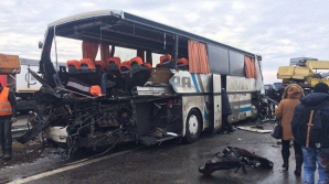 "E un miracol! Ne-am născut în cămașă!" Pasagerii din  autocarul accidentat în Ucraina au ajuns la Cahul