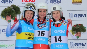 Italianca Evelin Lanthaler a câştigat penultima etapă din Cupa Mondială de Sanie 