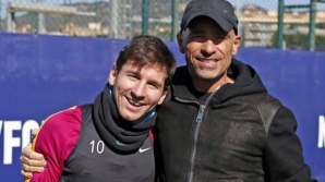 Întâlnire la vârf. Eros Ramazzotti a jucat fotbal cu Lionel Messi