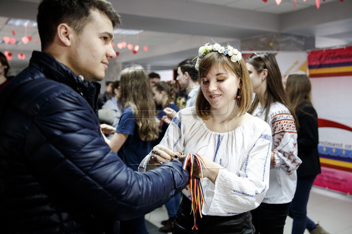 Au spus "DA" pentru o zi. Eveniment INEDIT de Dragobete la Universitatea de Stat (FOTOREPORT)