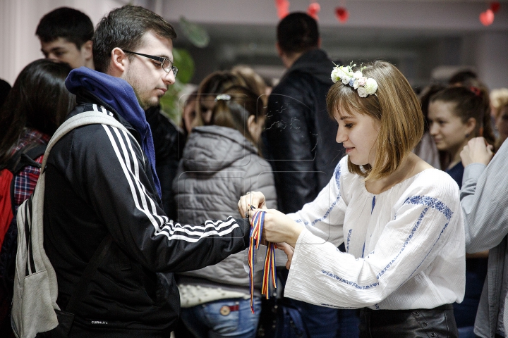 Au spus "DA" pentru o zi. Eveniment INEDIT de Dragobete la Universitatea de Stat (FOTOREPORT)