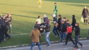 Bătaie la Hânceşti. Suporterii Daciei s-au luat la harţă cu rivalii din Ceadîr-Lunga