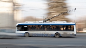 Troleibuz în flăcări în Siberia. Câţi pasageri se aflau în vehicul