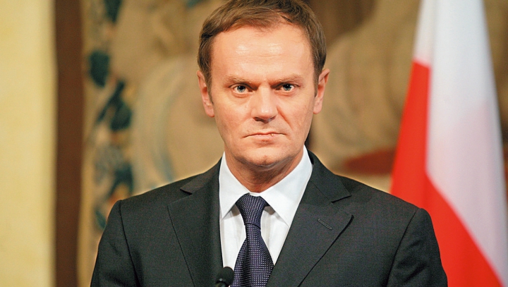 Donald Tusk a vizitat un centru pentru refugiați în Slovenia