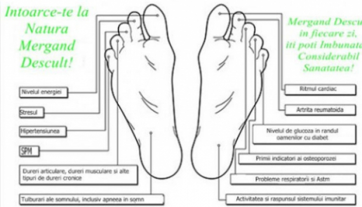 UIMITOR! Ce se întâmplă cu organismul tău dacă mergi desculț 5 minute în fiecare zi