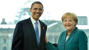 Barck Obama a promis că o va învăţa pe Angela Merkel să joace golf