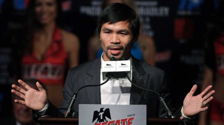 Manny Pacquiao și-a prezentat centura de campion mondial WBO fanilor din Filipine