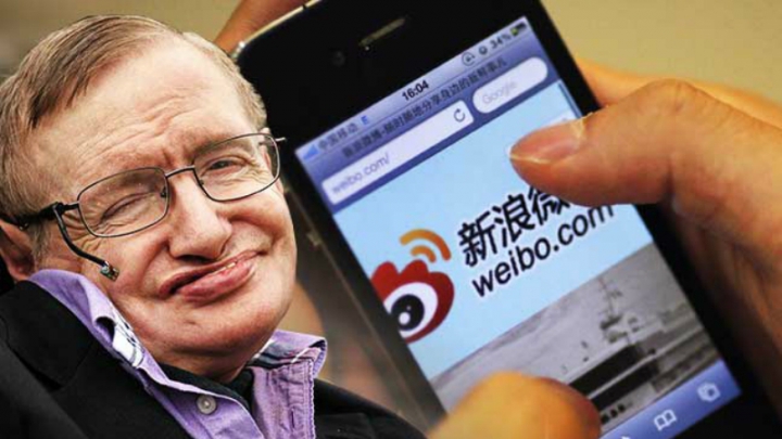 Hawking, vedetă pe rețelele de socializare din China. L-a depășit pe șeful Apple după numărul de followers