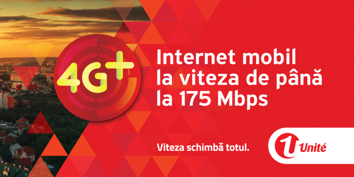 (P) Viteza schimbă totul. Unite 4G+ acum şi în localitatea ta