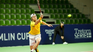 Spectacol basarabean la Turneul de tenis din Uzbekistan: Albot l-a învins pe Dubarenco în trei seturi