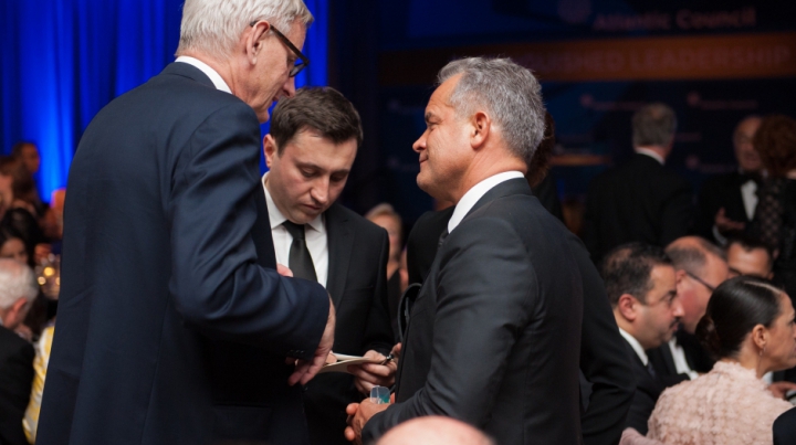 Vlad Plahotniuc, prezent la ceremonia decernării premiilor anuale ale Consiliului Atlantic