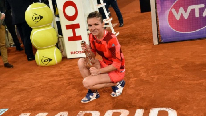 Simona Halep, numărul șapte mondial, a câștigat turneul WTA de la Madrid