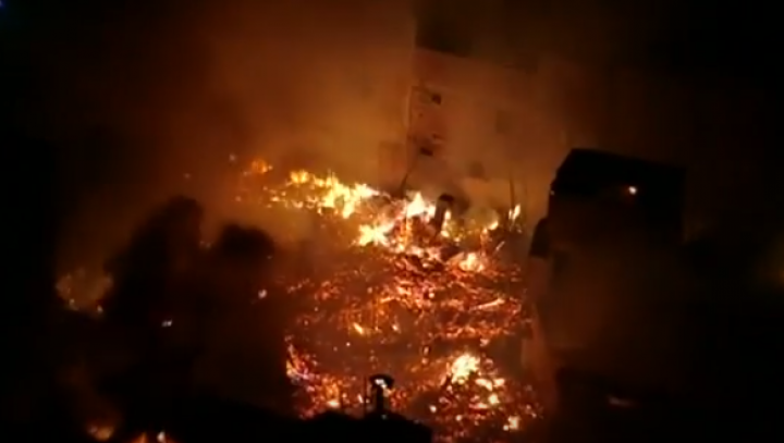 Incendiu de amploare în sudul Braziliei. Sute de locuințe au fost înghițite de flăcări (VIDEO)