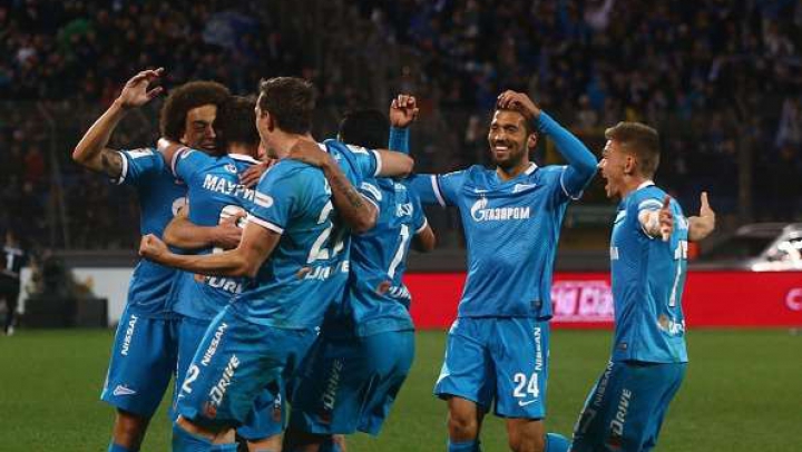 Veselie şi baie cu şampanie! Zenit a devastat-o pe ȚSKA Moscova în ultimul meci al competiției